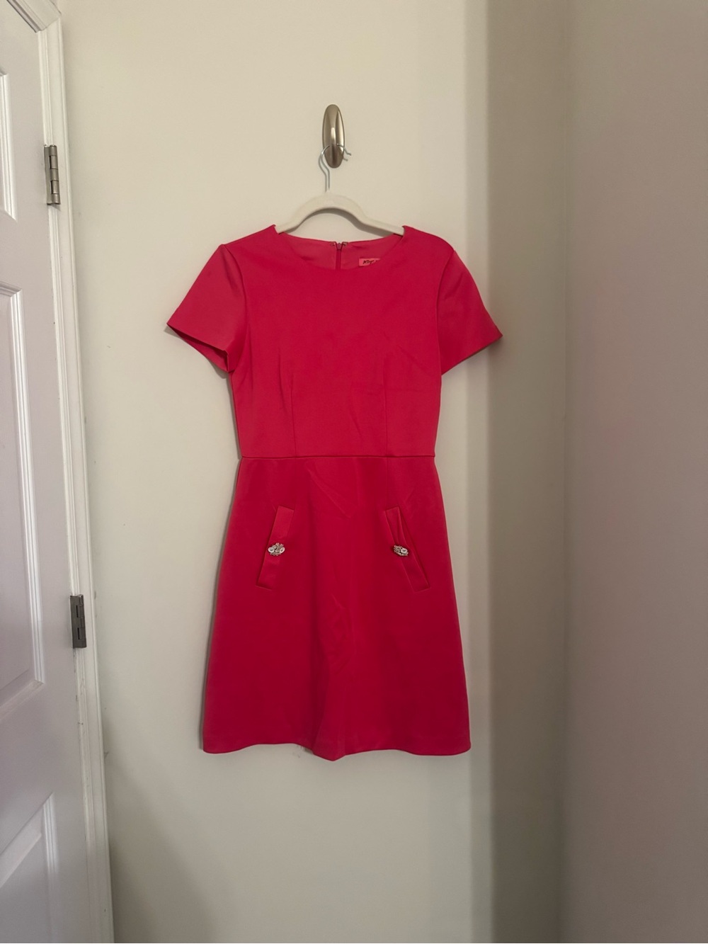 Vintage Betsey Johnson Pink A-Line Mini Dress